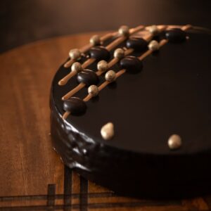 Caramel Coffee Chocolate Truffle Cake
