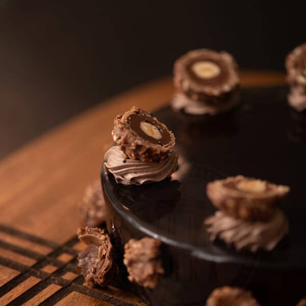 Ferrero Chocolate Truffle Cake
