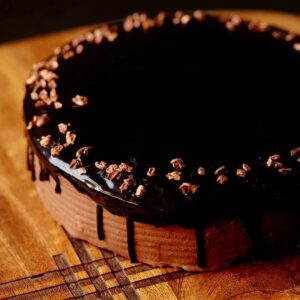 Sinful 70 Percent Dark Chocolate Cake