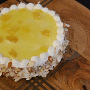 New Year's Eve White Chocolate Pineapple Cake